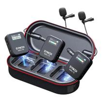 Microfone De Lapela Synco G2a2 Pro 2,4ghz Case Preto Microfone De Lapela Synco G2a2 Pro 2,4ghz Case Preto