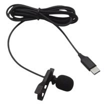 Microfone de lapela type-c 1.5mt kingo