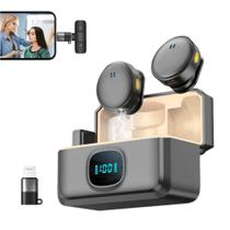 Microfone De Lapela Ulanzi Sem Fio Profissional Anti Ruído