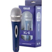 Microfone De Mao Com Fio Vokal Kl6 Kl-6