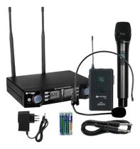 Microfone De Mão Com Headset Bodypack Receptor K492c Kadosh