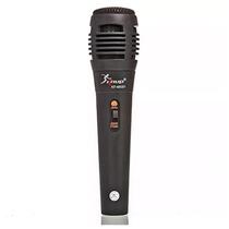 Microfone de Mão Dinâmico com Fio Chave On/Off Kanup Doméstico Microfone de Mão