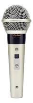 Microfone De Mão Dylan Dls-8 C/ Chave On/off Prata Champanhe Microfone De Mão Dylan Dls-8 C/ Chave On/off Prata Champanhe