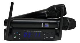 Microfone De Mão Le Son Ls916 Base Multicanais Profissional Preto