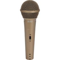 Microfone de Mão Leson LS58 Dinâmico Champanhe F002