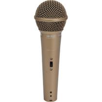 Microfone de Mão Leson LS58 Dinâmico Champanhe Microfone de Mão Leson LS58 Dinâmico Champanhe