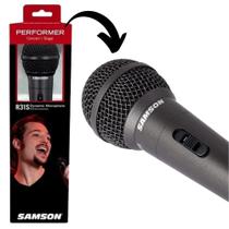 Microfone De Mao Samson Hipercardióide R31s Com Cabo