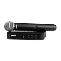 Microfone de Mão Sem Fio BLX 24BR/SM58 J10 - SHURE Microfone de Mão Sem Fio BLX 24BR/SM58 J10 - SHURE