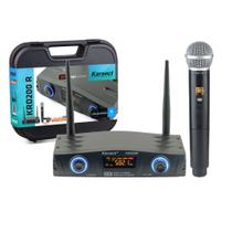 Microfone De Mão Sem Fio Recarregável KRD200R Simples - KARSECT