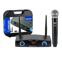 Microfone De Mão Sem Fio Uhf Krd200 Sm Karsect 1 mic