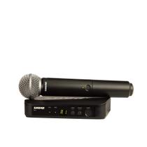 Microfone de Mão Shure S/ Fio BLX24/SM58 Freq. M15 Cardioide