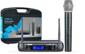 Microfone De Mão Uhf Vwr15M Preto Vokal Vwr-15 Microfone De Mão Uhf Vwr15M Preto Vokal Vwr-15