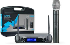 Microfone de Mao UHF VWR15M Preto Vokal Microfone de Mao UHF VWR15M Preto Vokal