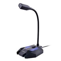 Microfone De Mesa Gamer Space Ship Articulado RGB Letron - Leonora