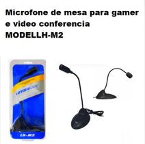 Microfone de mesa para Gamer e vídeo conferência P2 MODELO: LH-M2 Cod: 03983