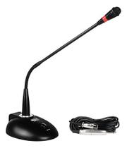 Microfone De Mesa Profissional Gooseneck D 48 Csr D48 Cor Preto