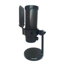 Microfone De Mesa Profissional Podcast Alta Sensibilidade Rbg USB - TomateModeloMT-1070R
