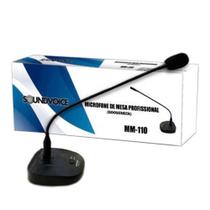 Microfone de Mesa Soundvoice MM110 Microfone de Mesa Soundvoice MM110