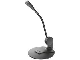 Microfone de Mesa Trust Primo Desk Preto Microfone de Mesa Trust Primo Desk Preto