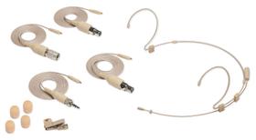 Microfone de ouvido Samson DE50X com 4 adaptadores, cápsula de 2,5 mm