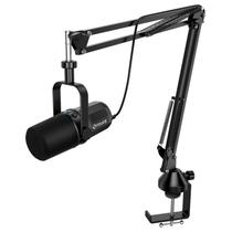 Microfone de Podcast Dinâmico FDUCE SL40+ - USB/XLR com Suporte de Lança