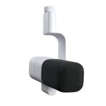 Microfone de transmissão Logitech G Yeti Studio Active Dynamic XLR para jogos, pré-amplificador ClearAmp Active, cápsula de diafragma duplo, suporte interno contra choque esbranquiçado