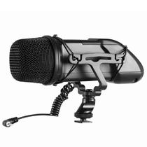 Microfone de Vídeo Estéreo Boya BY-V03 para Câmerase Filmadoras