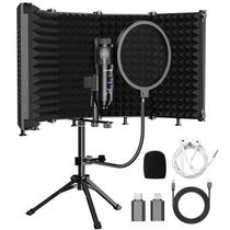 Microfone Dejasound DJM5 USB Condensador com Protetor Acústico Microfone Dejasound DJM5 USB Condensador com Protetor Acústico