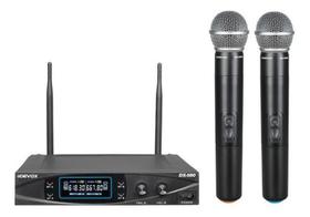Microfone Devox Dx-580 Duplo Uhf Profissional - Alcance 50m
