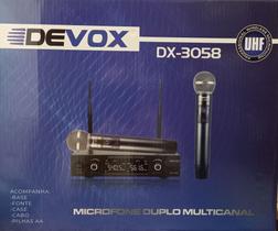 Microfone devox s/fio headset dx3058h duplo Microfone devox s/fio headset dx3058h duplo