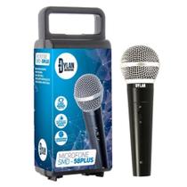 Microfone Dinâmico Com Cabo 3m Dylan SMD-58 Plus Preto