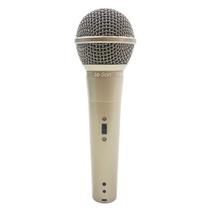 Microfone Dinâmico com Fio Champanhe LS-58 - Leson 2AM002302