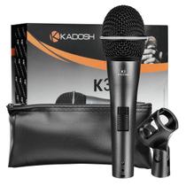 Microfone Dinâmico Com Fio K-3 De Mão - Kadosh