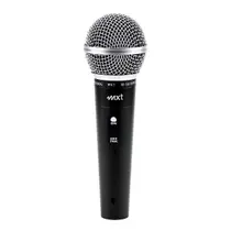 MICROFONE DINÂMICO DE METAL PRETO, PROFISSIONAL Com CHAVE M58