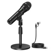 Microfone dinâmico FIFINE TANK2 USB/XLR para gravação de podcast Microfone dinâmico FIFINE TANK2 USB/XLR para gravação de podcast