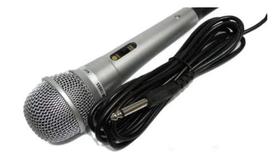 Microfone Dinâmico Karaokê Mxt M-1800 Cabo 3 Mts. Plug P10