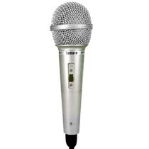 Microfone Dinâmico Karaokê Para Caixa De Som Profissional Com Fio MTM-1018 Tomate