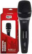 Microfone dinamico metal preto profissional com chave m235 mxt igreja banda