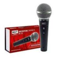 Microfone Dinâmico Mxt M58 Com fio 3 Metros + NF