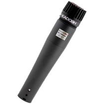 Microfone Dinâmico Para Amplificadores Ou Vocal Preto K-57 Kadosh