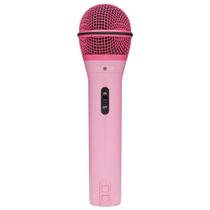 Microfone Dinâmico Portátil Samson Q2U USB e XLR com Padrão Polar Cardioide para Podcast e Transmissão ao Vivo (Rosa)