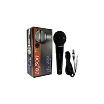 Microfone Dinâmico Preto Brilhante MC200