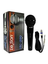 Microfone Dinamico Preto Brilhante Mc200