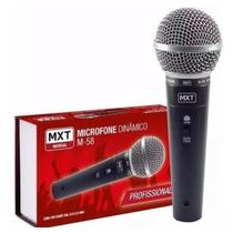 Microfone Dinâmico Profissional Cabo de 3 Metros MXT M-58 54.1.113