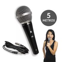 Microfone Dinâmico Profissional Cardioide M58 + Cabo 5