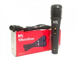 Microfone Dinâmico Profissional Com Fio 1,2 Metros Cabo P10