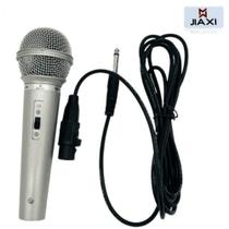 Microfone Dinâmico Profissional Com Fio X cabo 2.5 Metro Para Eventos, Shows Karaokê DM701