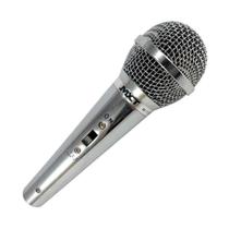 Microfone dinâmico profissional de metal prata m-k5 com cabo de 3 metros - Mxt