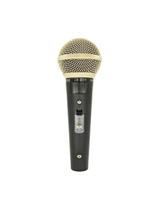 Microfone Dinamico Profissional Leson SM58 Plus Preto