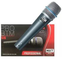 Microfone Dinâmico Profissional PRO BTM-57A - MXT